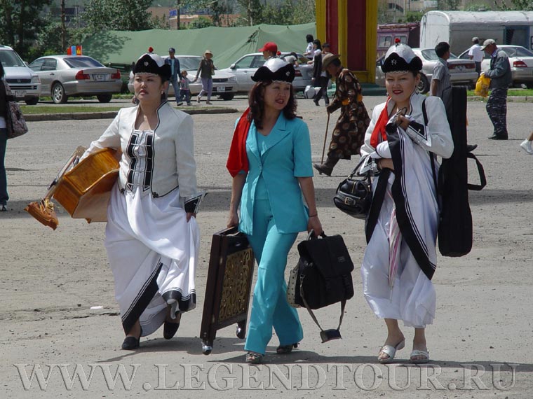 Фотография. Фестиваль Наадам. 2008 год. Улан-Батор.