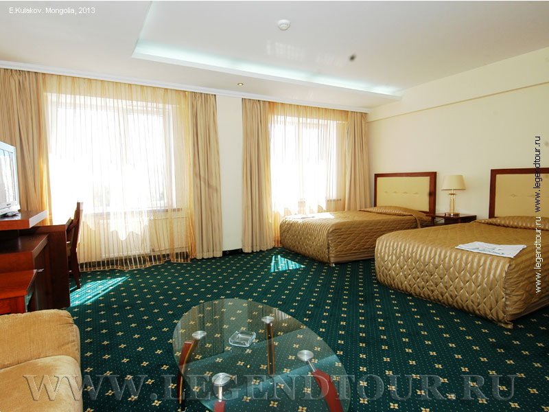 Фотография. Deluxe Room. Гостиница Кемпински Хан Пэлэс 4*. Kempincki hotel Khan Palace. Улан-Батор. Монголия.