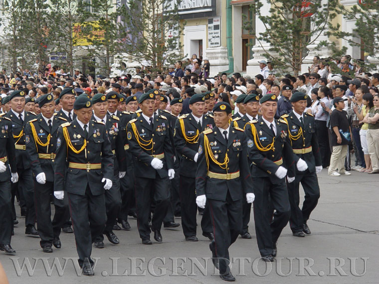 Фотография. Военный парад в честь инаугурации нового президента Монголии. 2009 год.