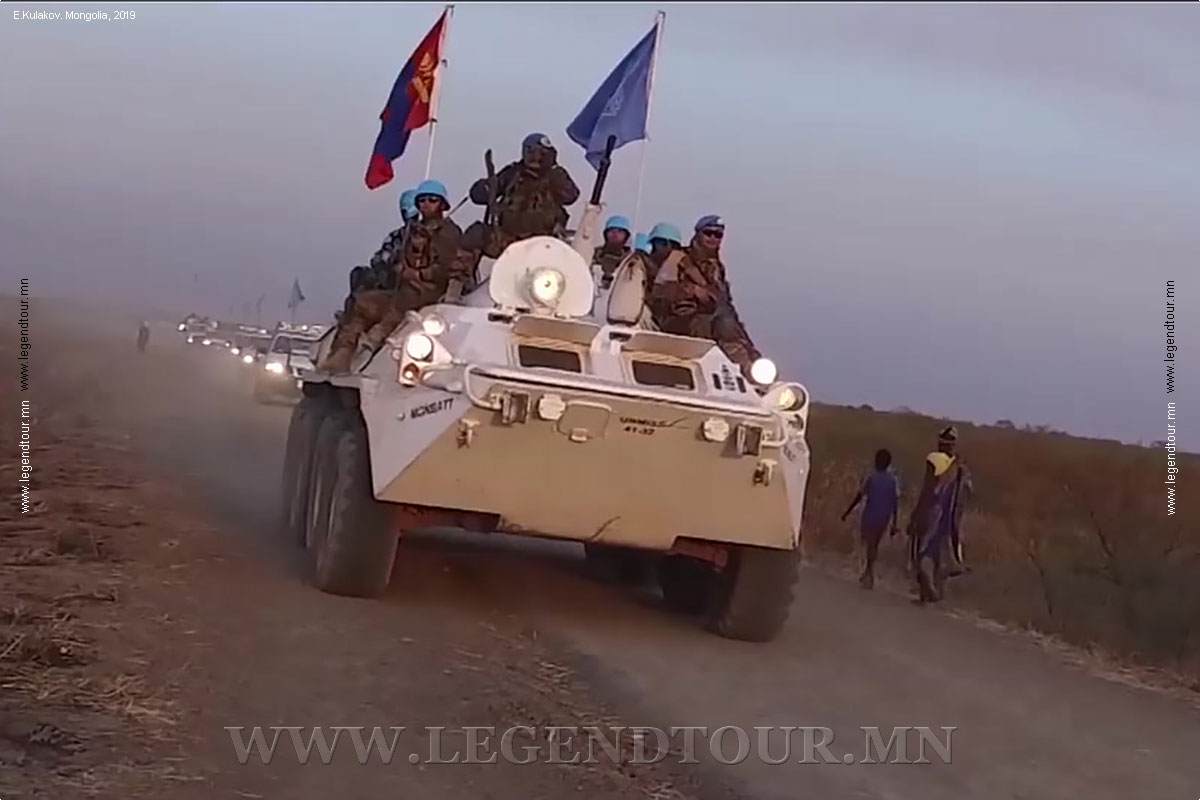 Фотография. Вооруженные силы Монголии. Участие в Миротворческих операциях под эгидой ООН.