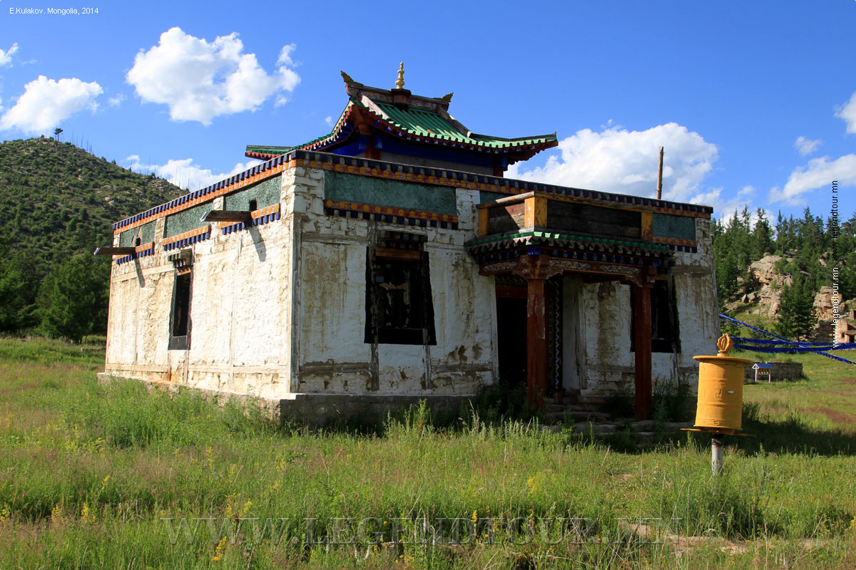 Фотография. Монастырь Балдан Бэрээвэн. Хентийский аймак Монголии.