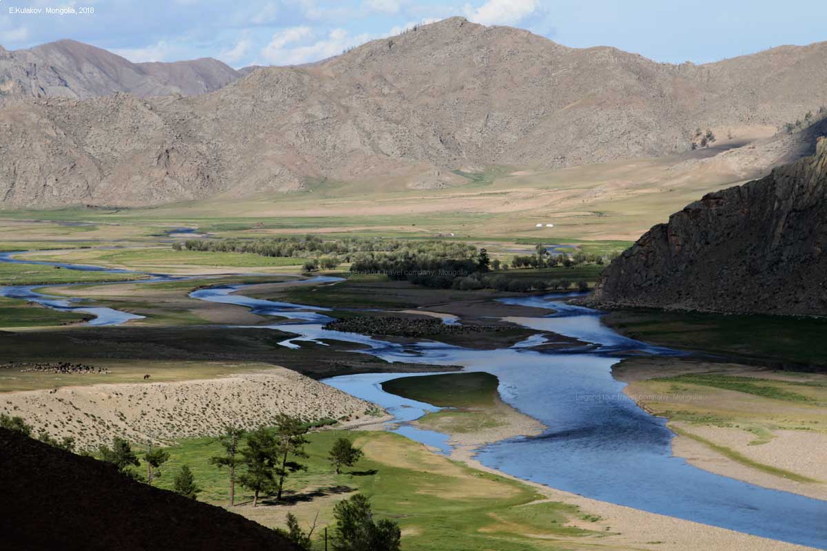 Фотография. Идэр (Идэрийн Гол) - река в Монголии. Рыбалка в Монголии.