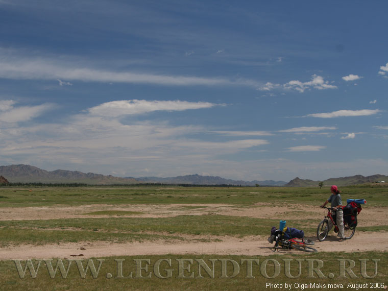 Фотография. На велосипеде по дорогам Монголии. Ольга Максимова. 2006.