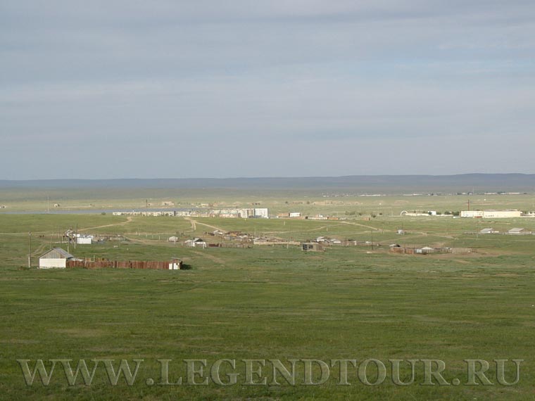 Фотография. Поселок Багахангай. Центральный аймак. Монголия.