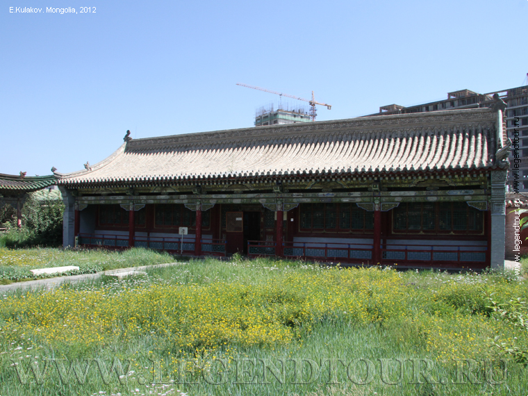 Фотография. Храм библиотека. Дворец музей Богдо Хана в Улан-Баторе. Фото Е.Кулакова, 2012 год.