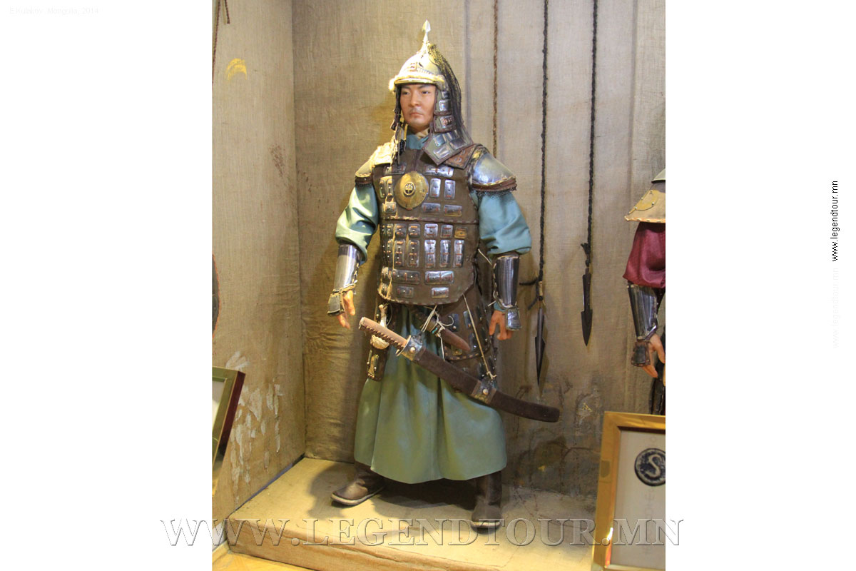 Фотография. Тулуй. Четвертый, младший сын Чингис хана и Борте. Он является отцом великих ханов Монгольской империи - Мунха, Аригбуха, Хубилая и Хулэга. Выставка восковых фигур.