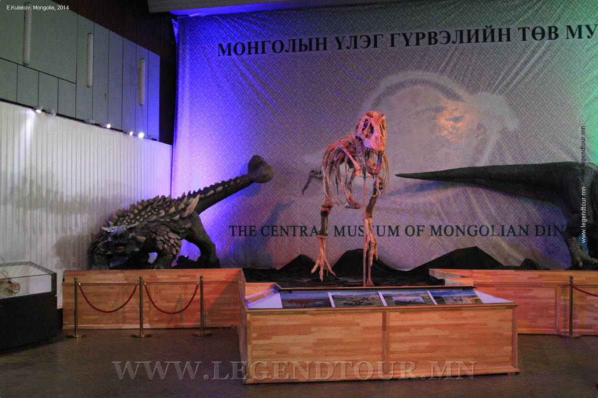 Photo. Central museum of mongolian dinosaurs