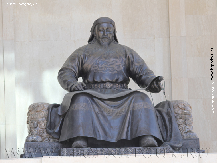 Фотография. Хубилай - монгольский хан, основатель монгольского государства Юань, в состав которого входил Китай. Внук Чингисхана. Е.Кулаков 2012 год.