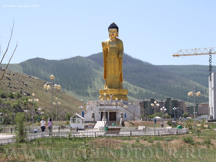Фотография. Мемориал на горе Зайсан. Улан-Батор. Монголия.