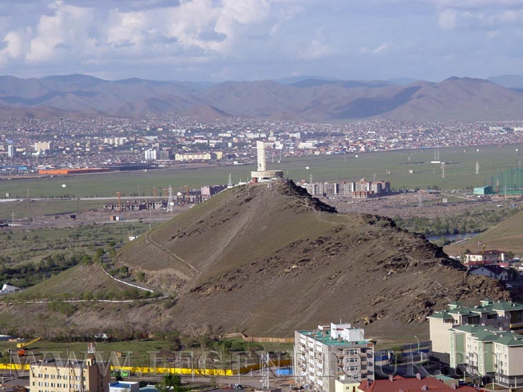 Фотография. Мемориальный комплекс на горе Зайсан. Улан-батор. Монголия.